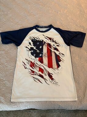 Boombah Sublimated American Flag TShirt